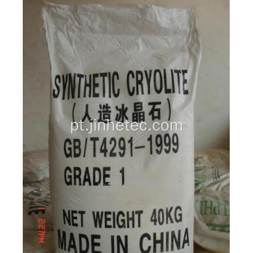 Cryolite sintético Na3alf6 em pó